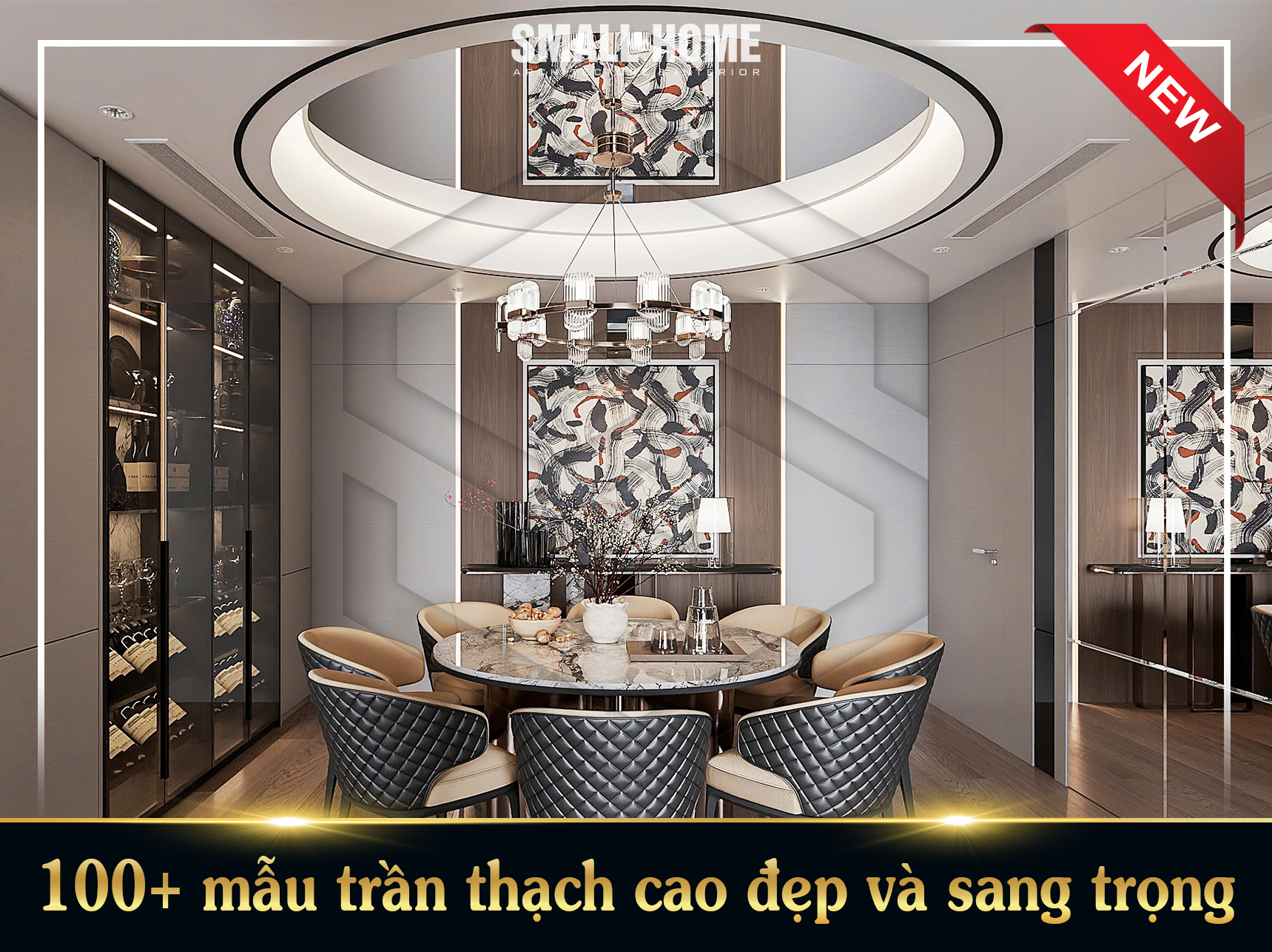 Mẫu Trần Thạch Cao Đẹp Và Sang Trọng Nhất Năm 2022