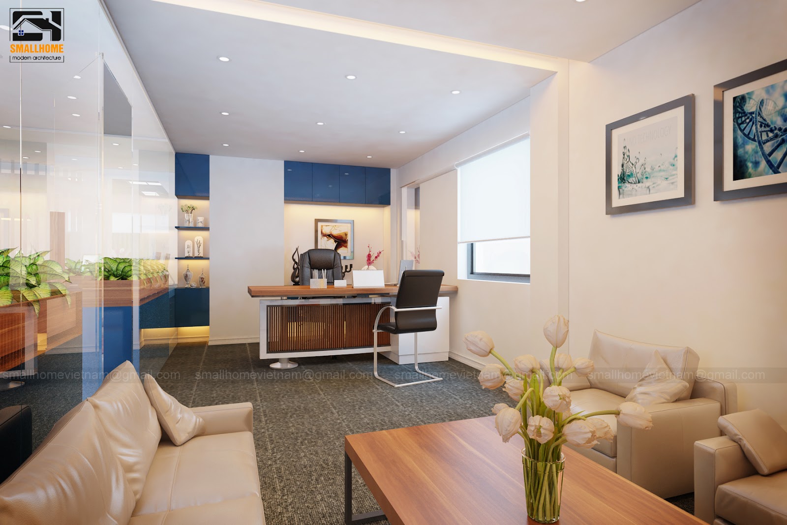 Thiết kế nội thất văn phòng tại Ninh Bình