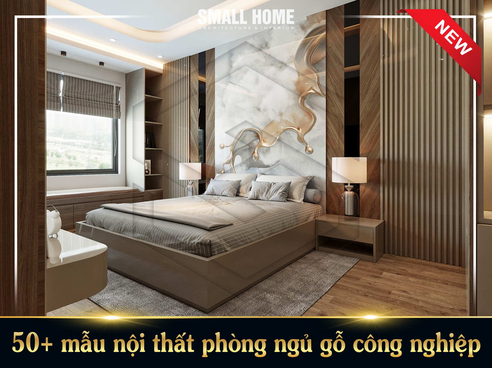 50+ mẫu nội thất phòng ngủ gỗ công nghiệp hot nhất năm 2024