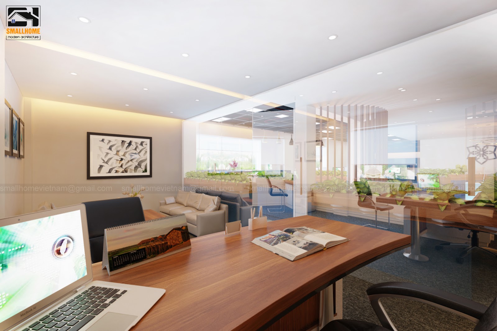 Thiết kế nội thất văn phòng tại Ninh Bình