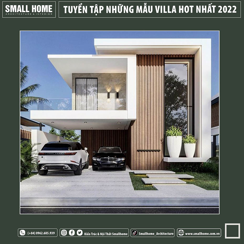 3-mẫu biệt thự hiện đại phong cách villa đẹp