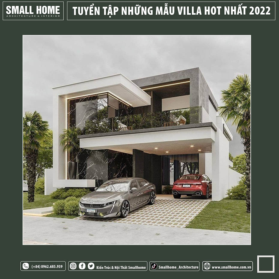 4-mẫu biệt thự hiện đại phong cách villa đẹp