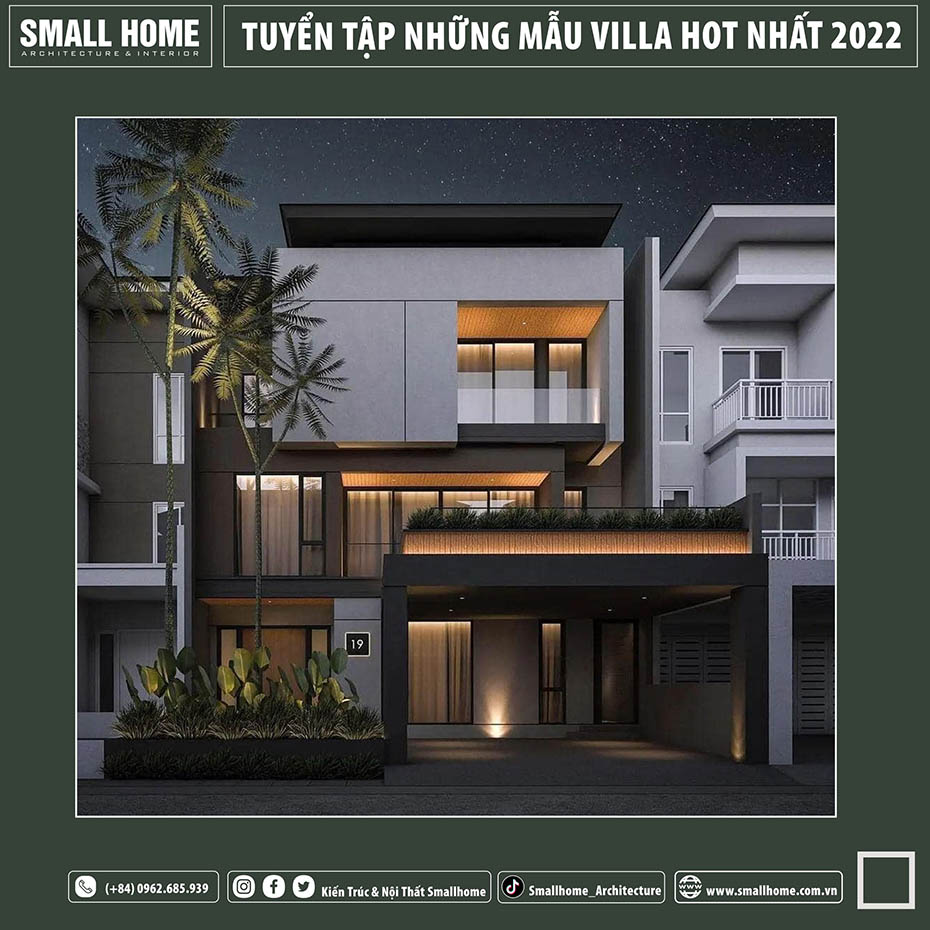 5-mẫu biệt thự hiện đại phong cách villa đẹp