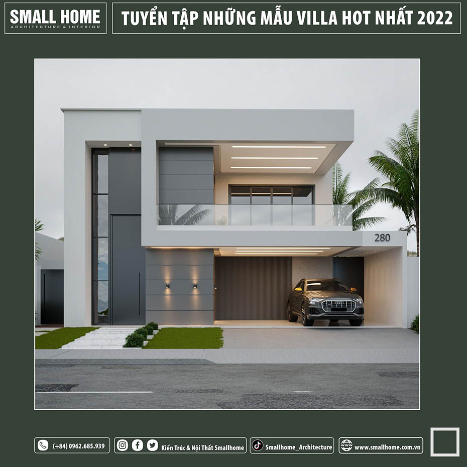 6-mẫu biệt thự hiện đại phong cách villa đẹp