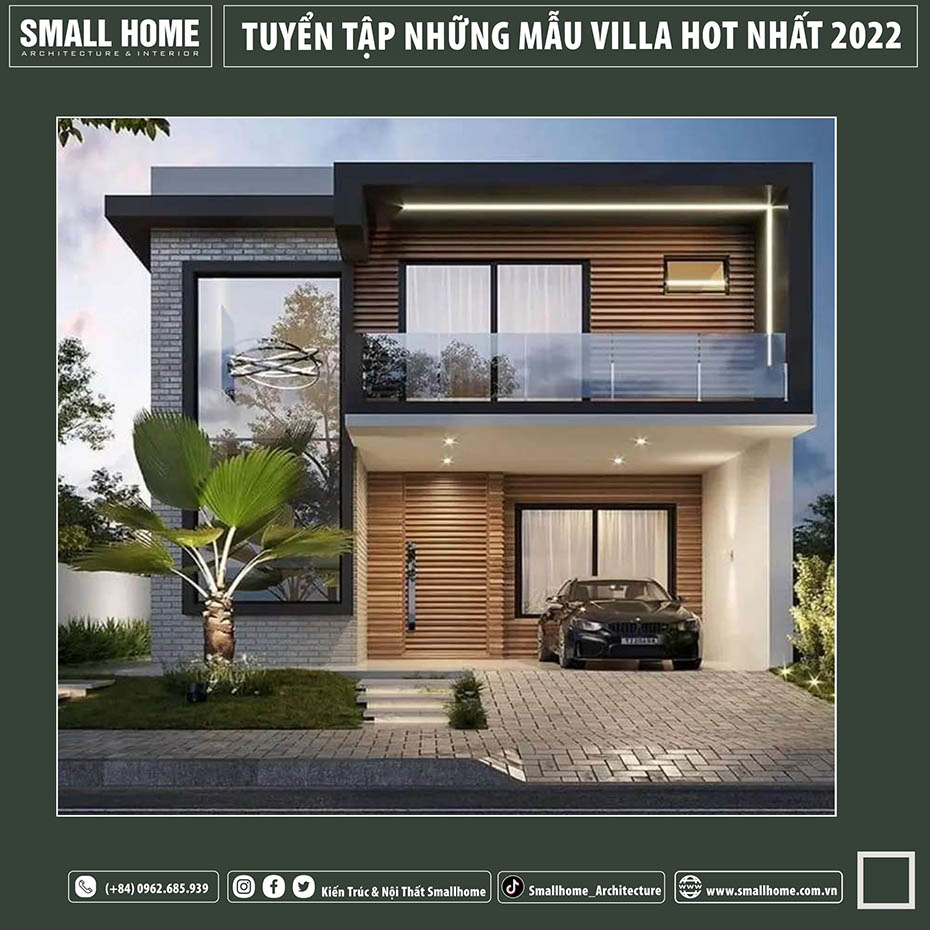 7-mẫu biệt thự hiện đại phong cách villa đẹp