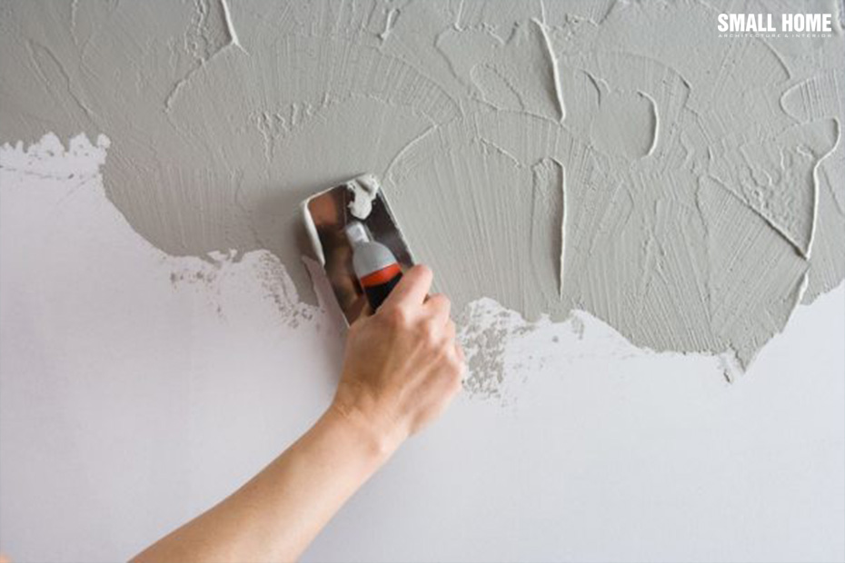 Lớp mastic (bột trét) bị bụi phấn