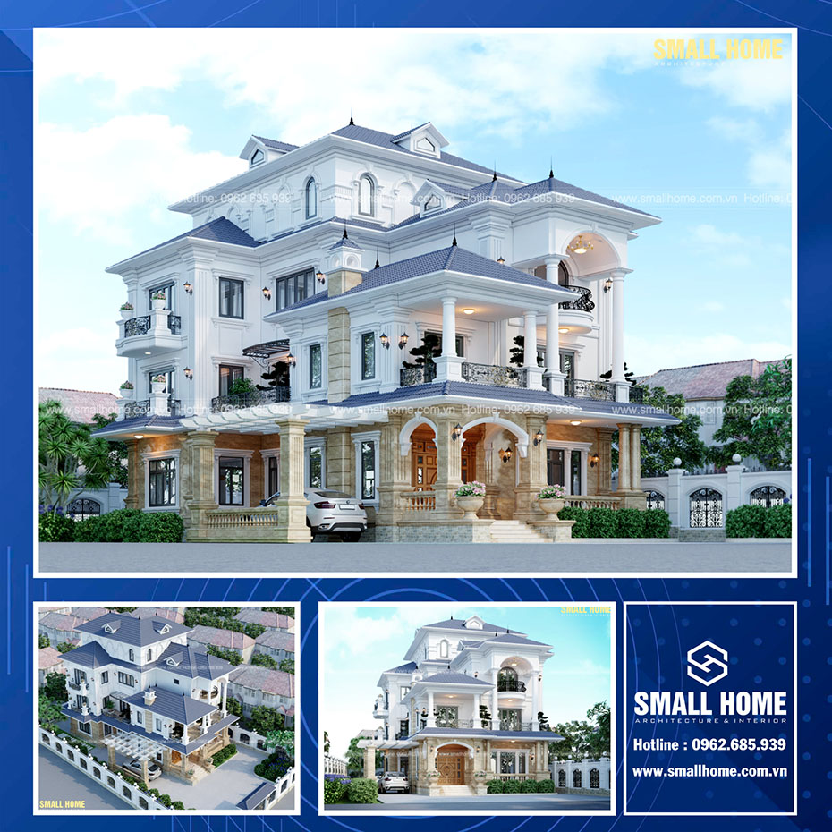 mẫu thiết kế biệt thự mái nhật đẹp tại nam định - 2