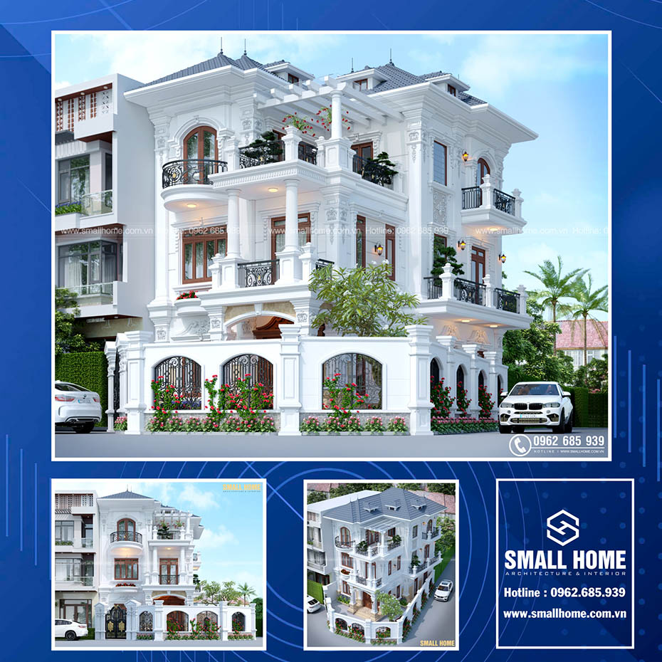 mẫu thiết kế biệt thự mái nhật đẹp tại nam định - 3