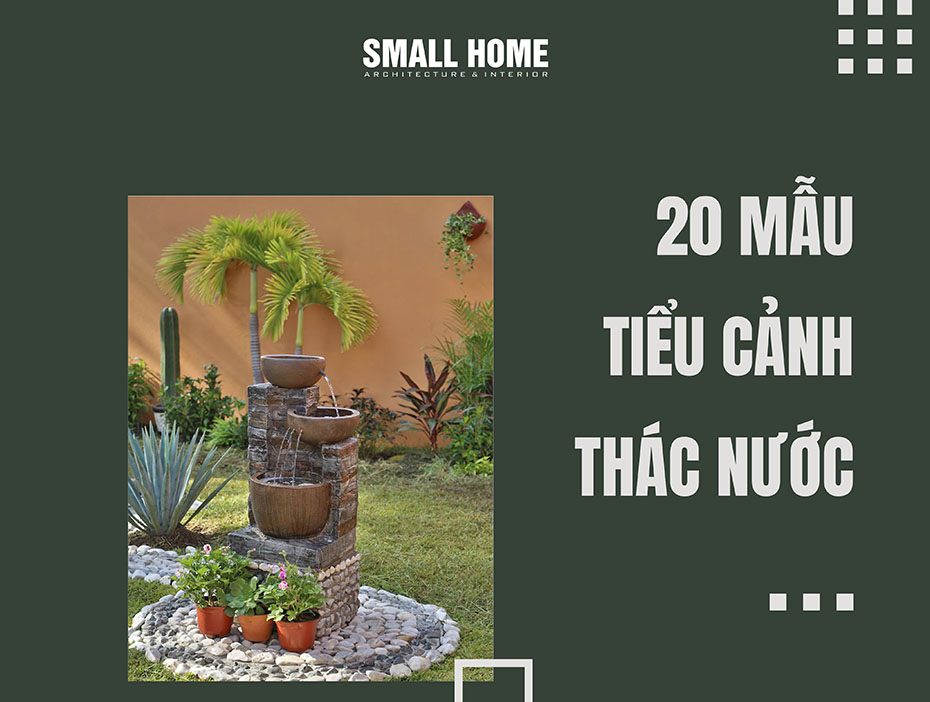 Mẫu Tiểu Cảnh Thác Nước Đẹp Được Ưa Chuộng Nhất