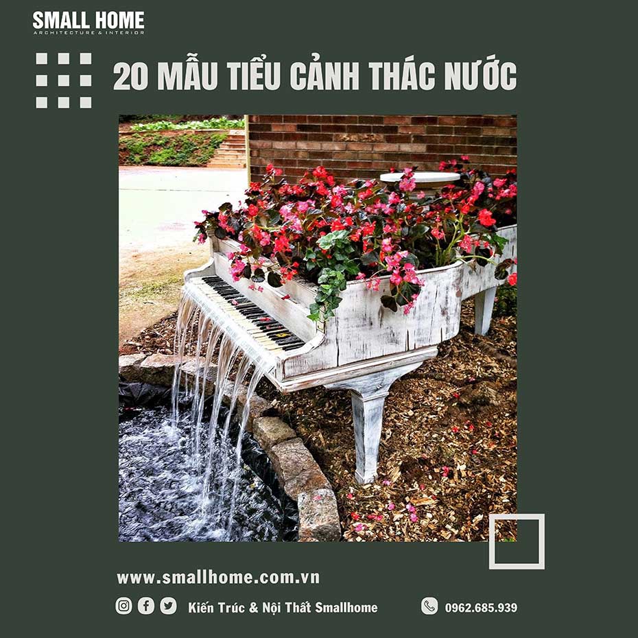 Mẩu tiểu cảnh thác nước đẹp mắt -16