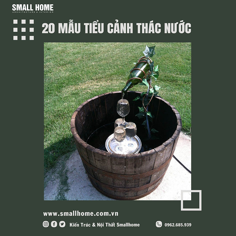 Mẩu tiểu cảnh thác nước đẹp mắt -18