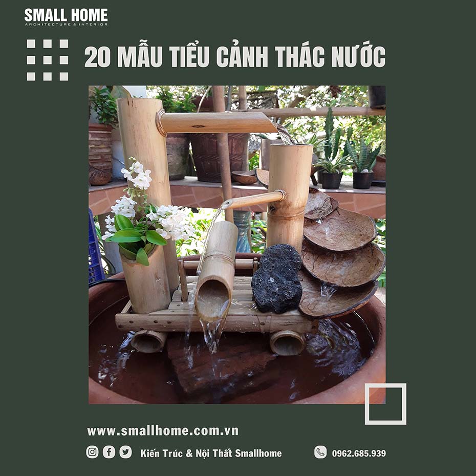 Mẩu tiểu cảnh thác nước đẹp mắt -3