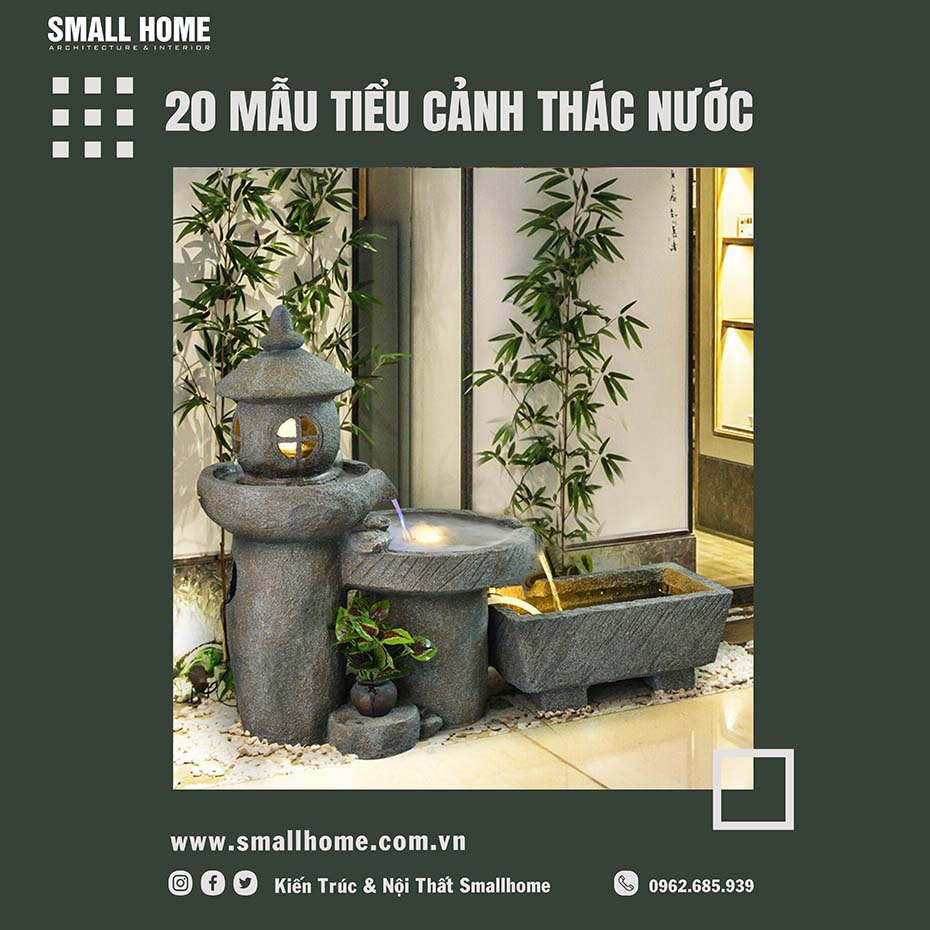 Mẩu tiểu cảnh thác nước đẹp mắt -5