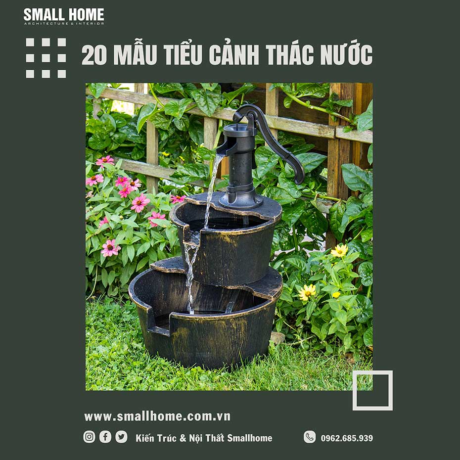Mẩu tiểu cảnh thác nước đẹp mắt -8
