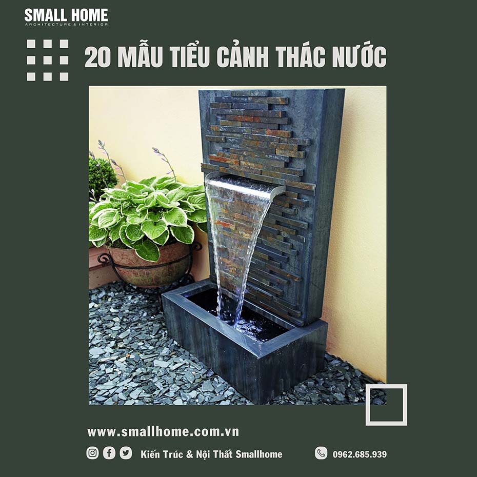 Mẩu tiểu cảnh thác nước đẹp mắt -9