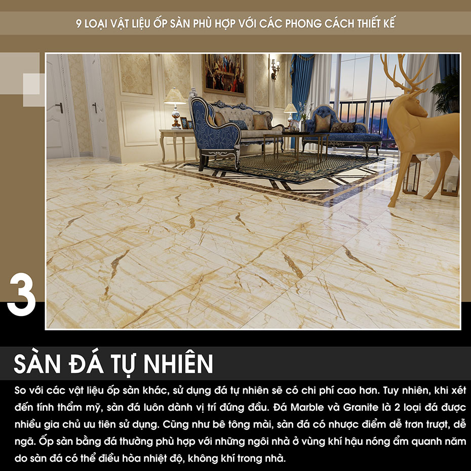 sàn đá tự nhiên