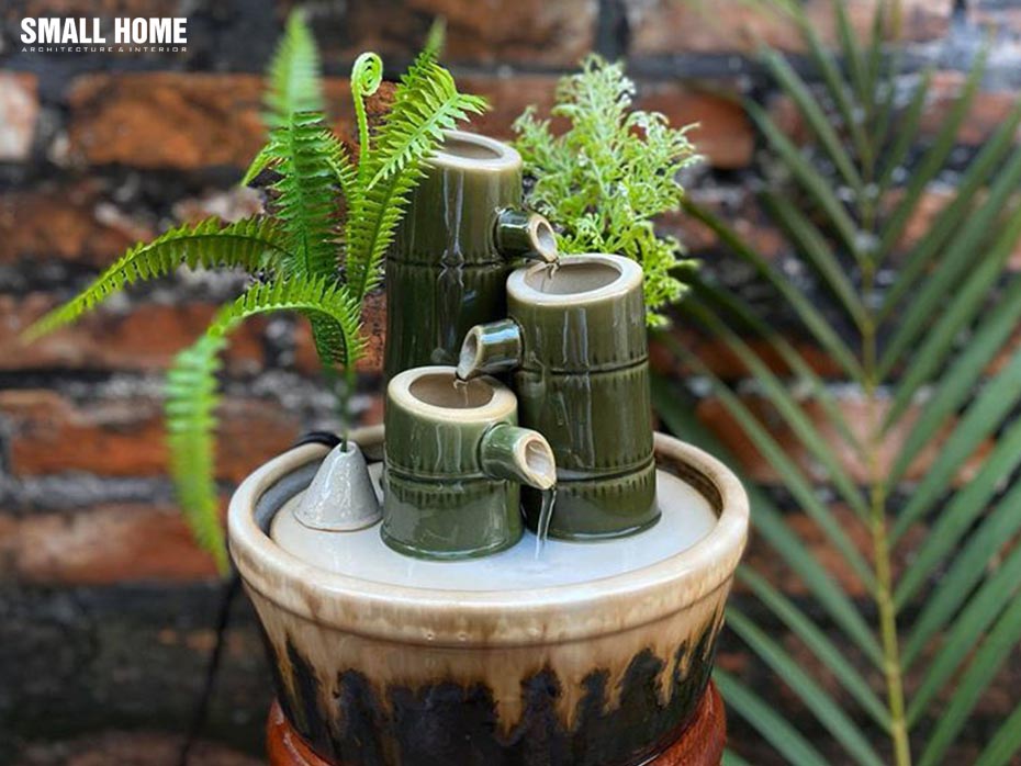 thác nước bằng gốm