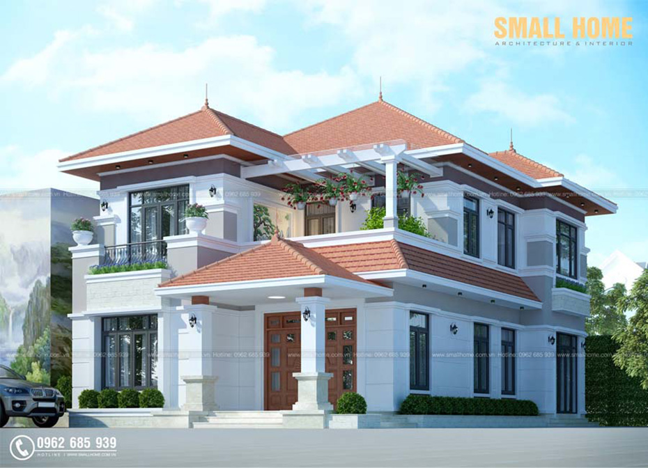 thiet-ke-biet-thu-2-tang-mai-ngoi-tai-bac-ninh