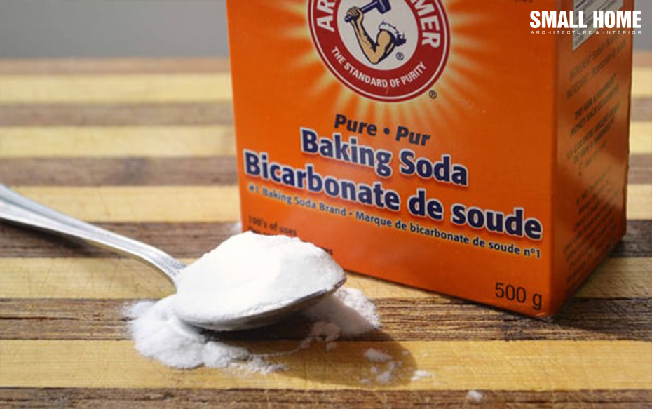 Vệ sinh đồ nội thất gỗ bằng baking soda