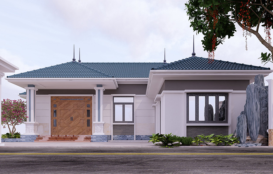 2-mẫu nhà cấp 4 mái nhật