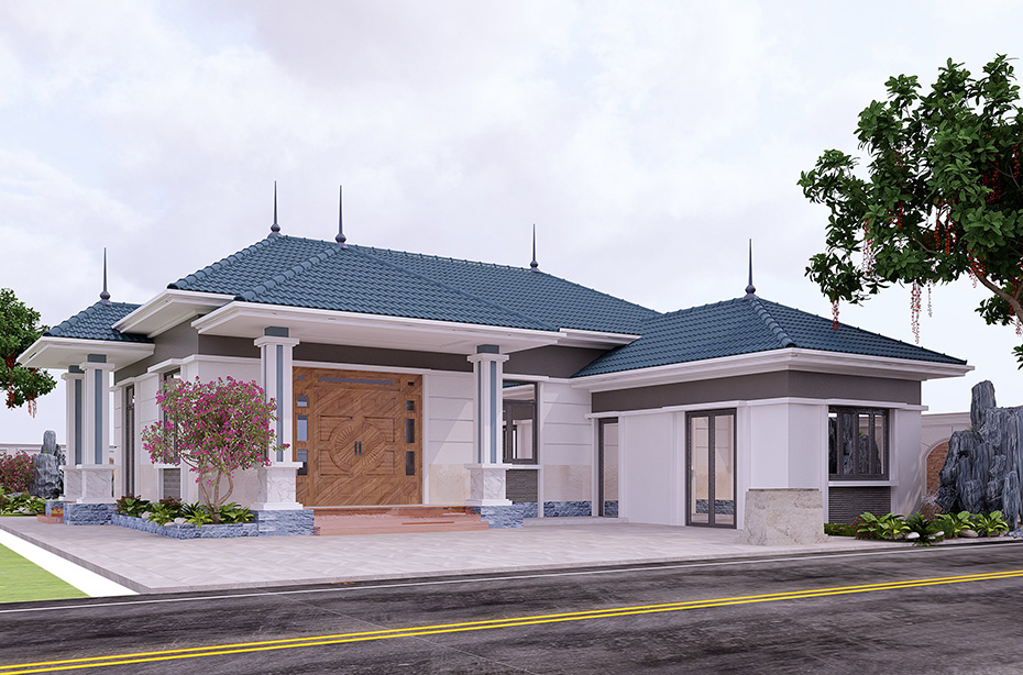 3-mẫu nhà cấp 4 mái nhật