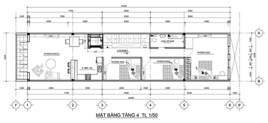 ban-ve-mat-bang-cong-nang-tang-bon-nha-pho-tan-co-dien-4-tang-5x22m