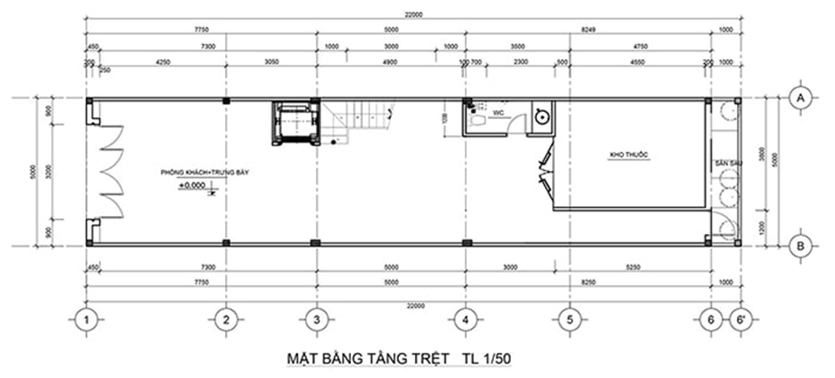ban-ve-mat-bang-cong-nang-tang-mot-nha-pho-tan-co-dien-4-tang-5x22m