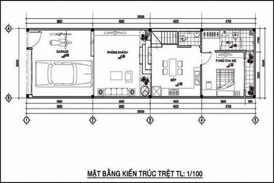 ban-ve-mat-bang-tang-tret-nha-pho-2-tang-hien-dai