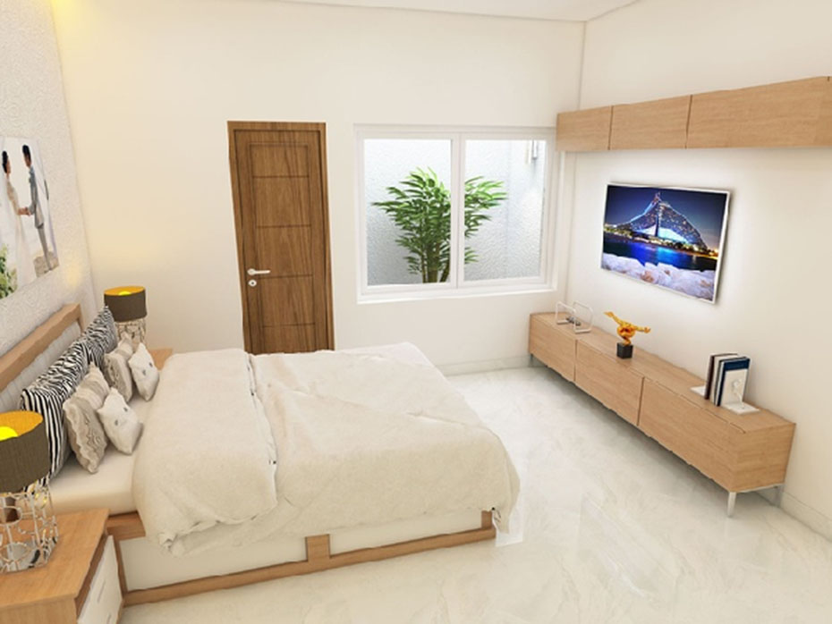 Bản vẽ thiết kế mẫu nhà phố 3 tầng mặt tiền 4m trị giá 800 triệu đồng-6