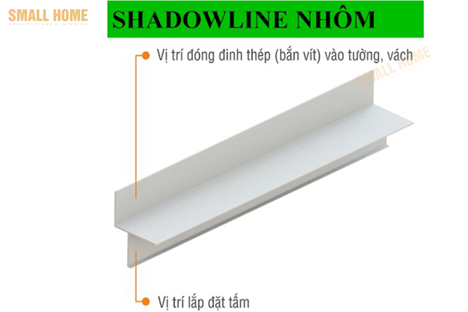 Biện pháp thi công và hình ảnh thi công thanh shadowline