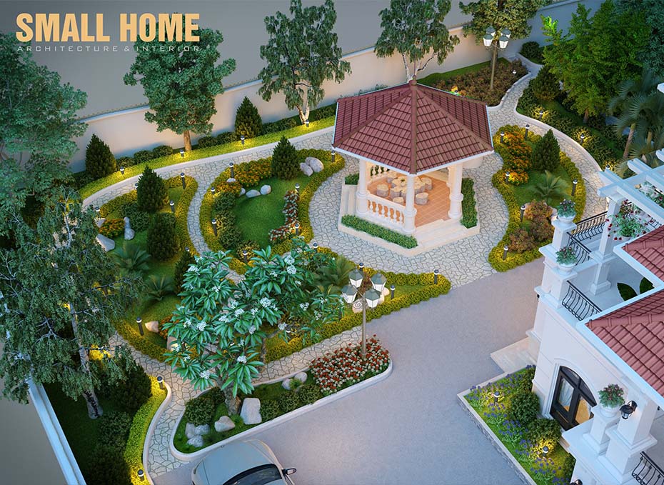 chi phí sân vườn