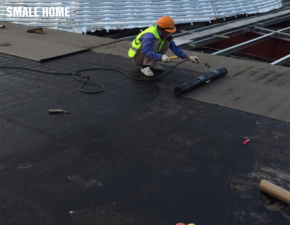Chống thấm bằng tấm trải Bitum Membrane