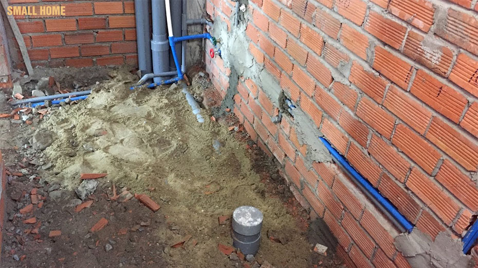 đào rảnh tường