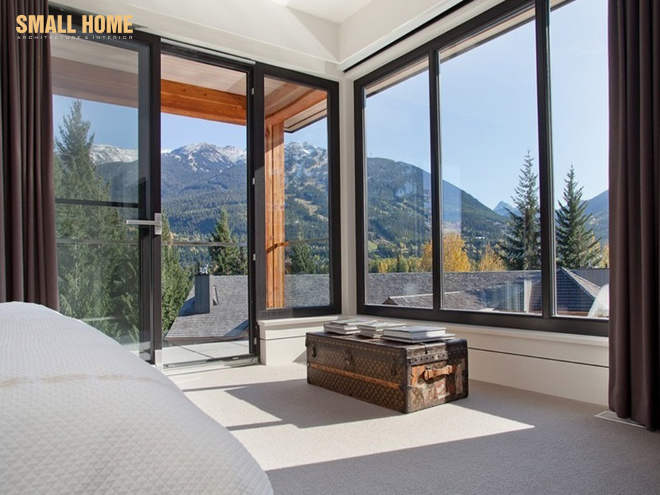 Hạn chế tối đa cửa kính diện tích lớn