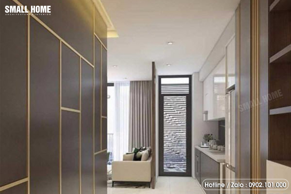 Hình ảnh công trình thi công sử dụng nẹp nhôm trang trí