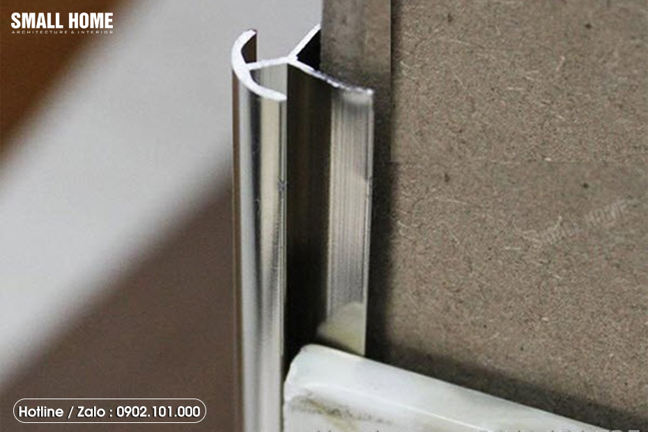 Hình ảnh mô tả ứng dụng của nẹp bo góc ngoài