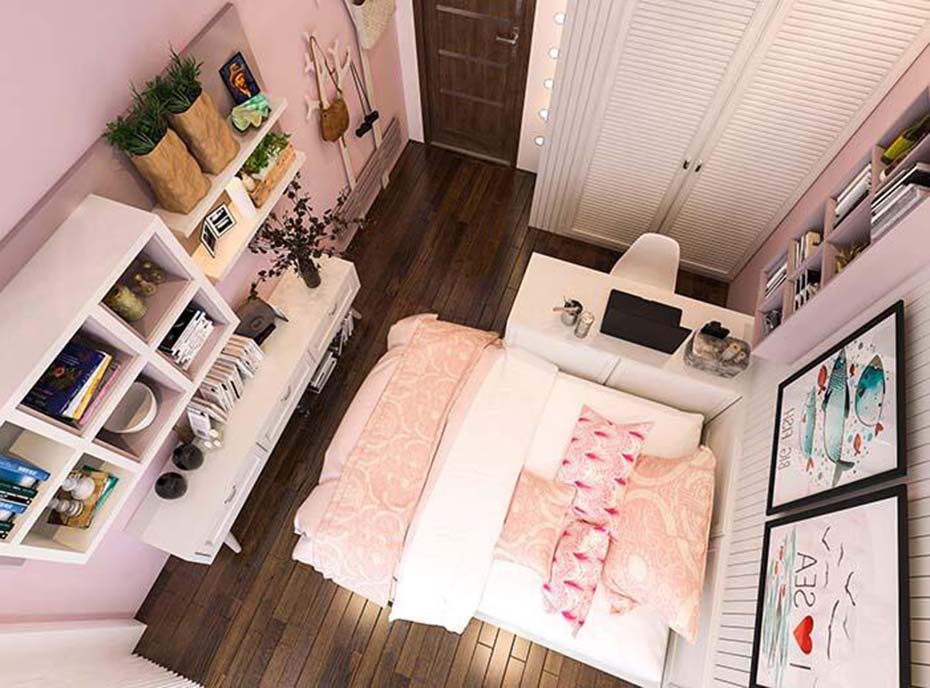 hinh-anh-thiet-ke-noi-that-phong-ngu-con-gai-nha-pho-3-tang-4x16m
