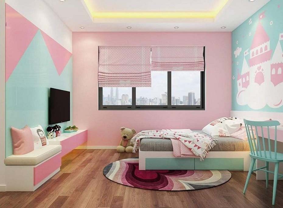 hinh-anh-thiet-ke-phong-ngu-con-gai-nha-pho-2-tang-hien-dai