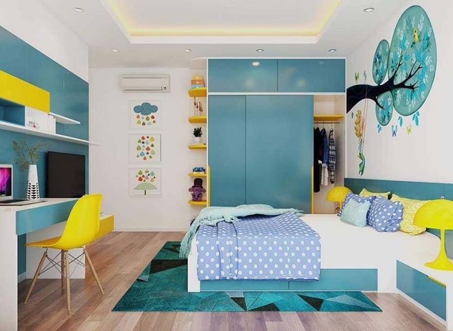 hinh-anh-thiet-ke-phong-ngu-con-trai-nha-pho-2-tang-hien-dai
