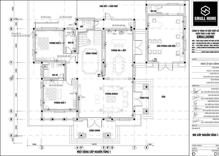 Lên sơ đồ đi dây điện âm tường – âm trần-1