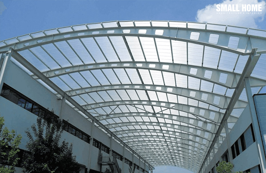 mái nhựa trong suốt