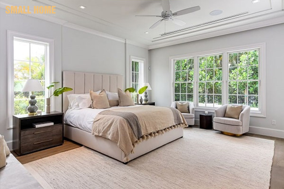 Nên sử dụng 2 cửa sổ cho 1 phòng.