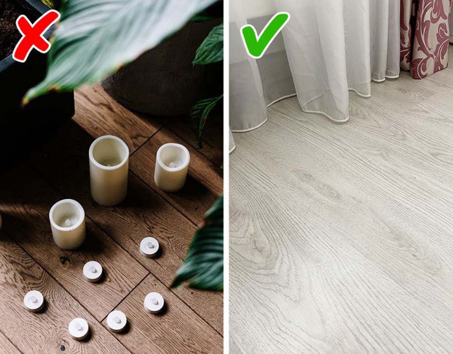 Nói “không” với sàn có kết cấu