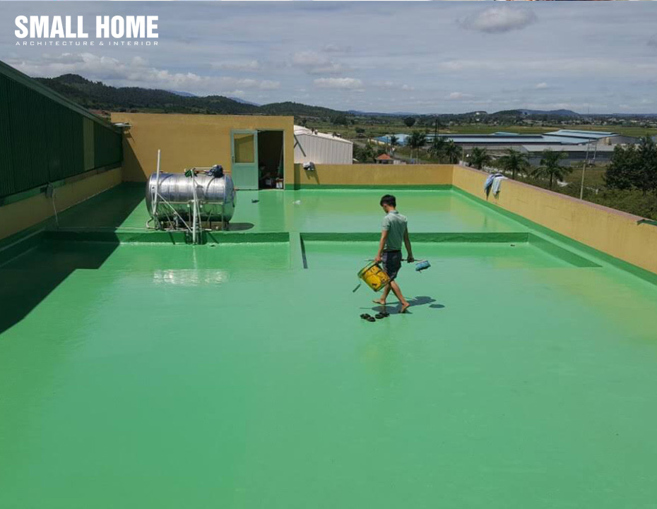 Sử dụng hóa chất chống thấm