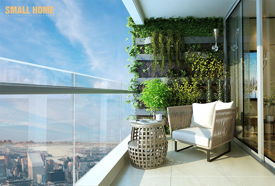 Sử dụng logia thay thế ban công