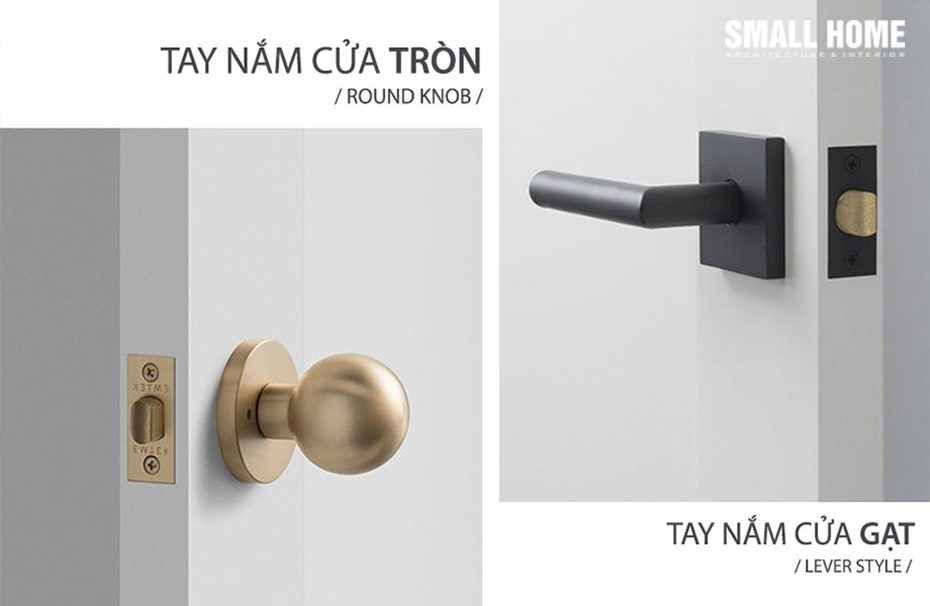 Tay nắm khóa cửa không chọn lựa kĩ càng