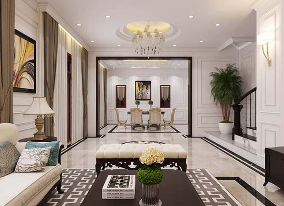 thiet-ke-noi-that-phong-khach-biet-thu-tan-co-dien-3-tang-140m2