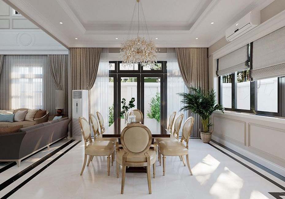 thiet-ke-phong-an-biet-thu-tan-co-dien-3-tang-11x12m