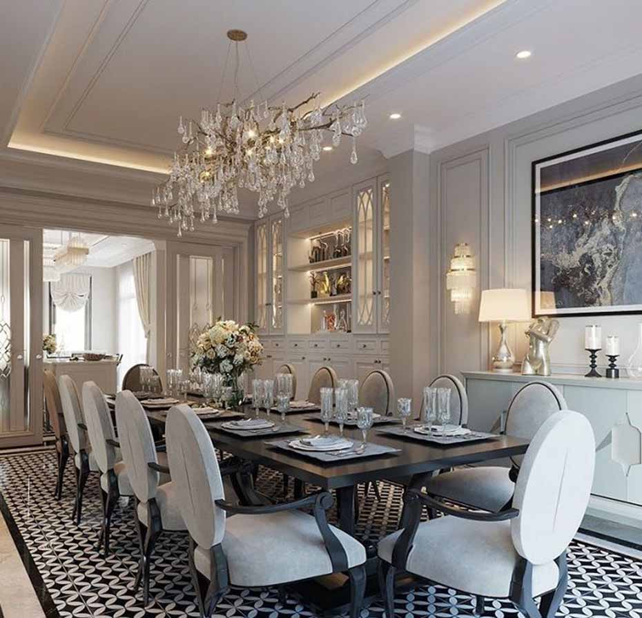 thiet-ke-phong-an-biet-thu-tan-co-dien-3-tang-9x17m