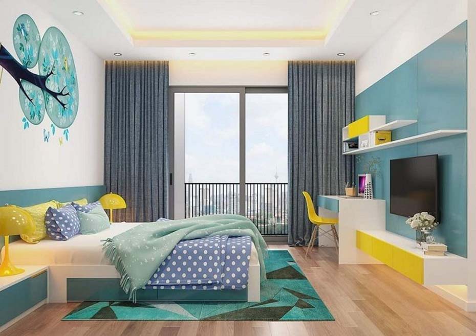 thiet-ke-phong-ngu-con-trai-nha-pho-2-tang-hien-dai